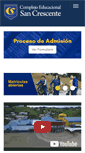 Mobile Screenshot of colegiosancrescente.cl